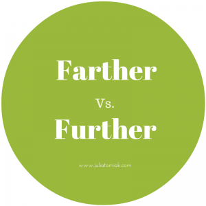 Further v Farther