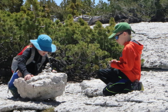 Building cairns: a hiking highlight