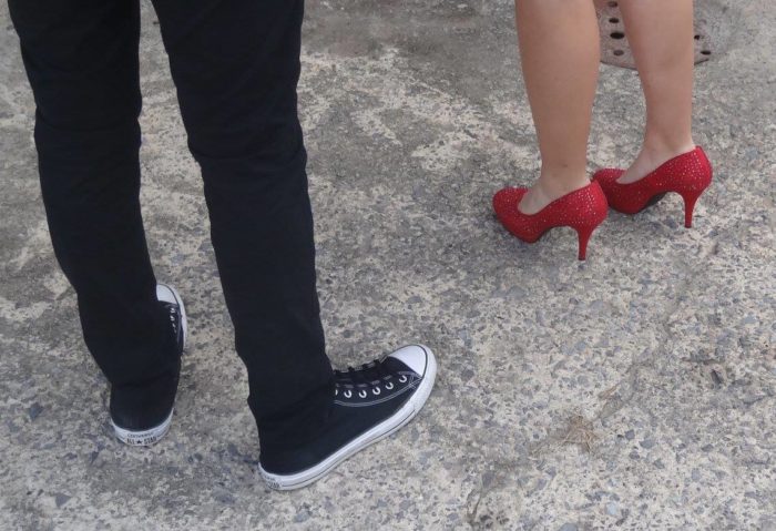 Homecoming footwear; stylish and eclectic. 