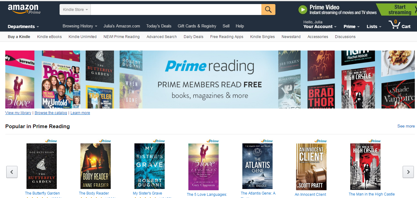 A New Way to Read Cheap Amazon Prime Reading Diary of a Word Nerd