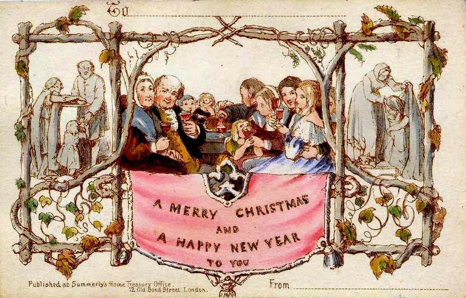 The first Christmas card