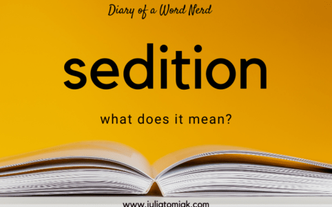 what does sedition mean