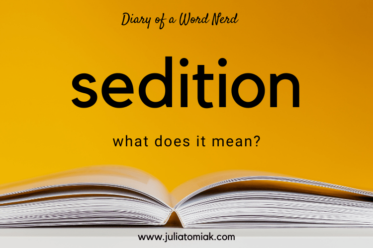 what does sedition mean