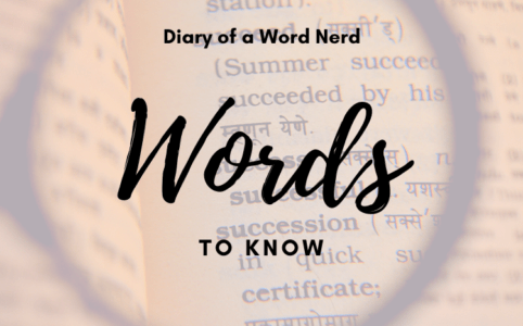 Words to know graphic