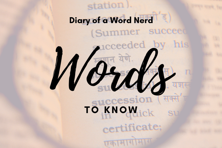 Words to know graphic