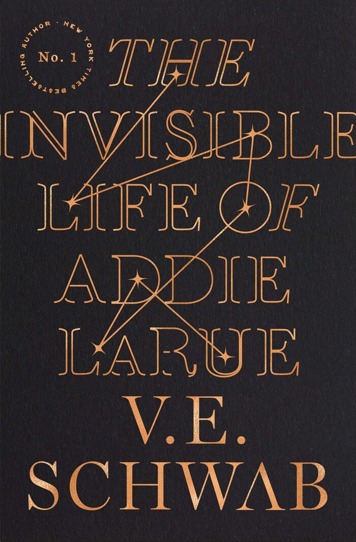 Book cover for The Invisible Life of Addie Larue by V.E. Schwab
