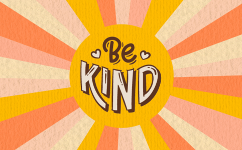 Be Kind starburst graphic