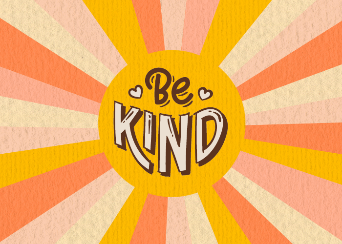 Be Kind starburst graphic