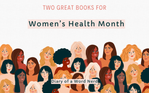 graphic that says Two Great Books for Women's Health Month