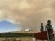 A view of Spokane fire smoke plumes from Mead, WA
